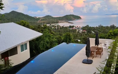 Geräumige Villa mit Meerblick und Blick auf Chaloklum