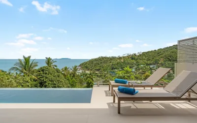 Sky Villa mit 2 Schlafzimmern und Meerblick